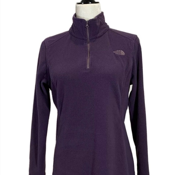 The North Face Tops - The North Face Purple Quarter-Zip Pullover